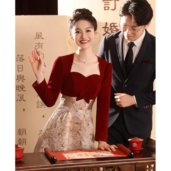 TOAST Clothing for Women Autumn 2025 New Engagement Dress Dress Back-to-Door Casual Wear Daily Style Winter - Image 5