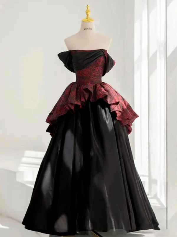 Black Evening Dress High-End Affordable Niche Host Toast Clothing High Sense Banquet Adult Ceremony - Image 2