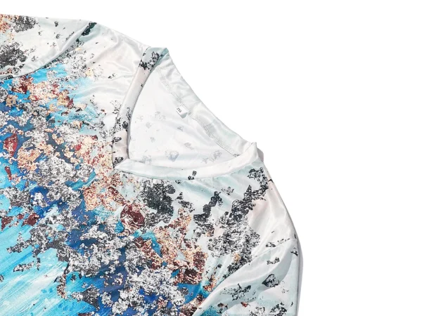 Women Clothing T-shirt Summer Fashion V-neck Short Sleeve Butterfly Pattern Top Casual Loose Clothing Women T-shirt Half Sleeve - Image 5