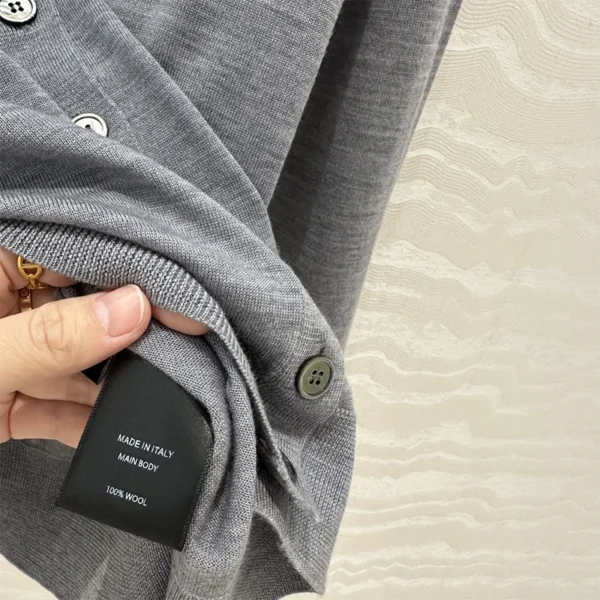 2025SS New Outerwear Top Wool Casual Cardigan Jackets Women's Jumper Simple Slouchy Wind Korean Fashion Woman's Clothing - Image 5