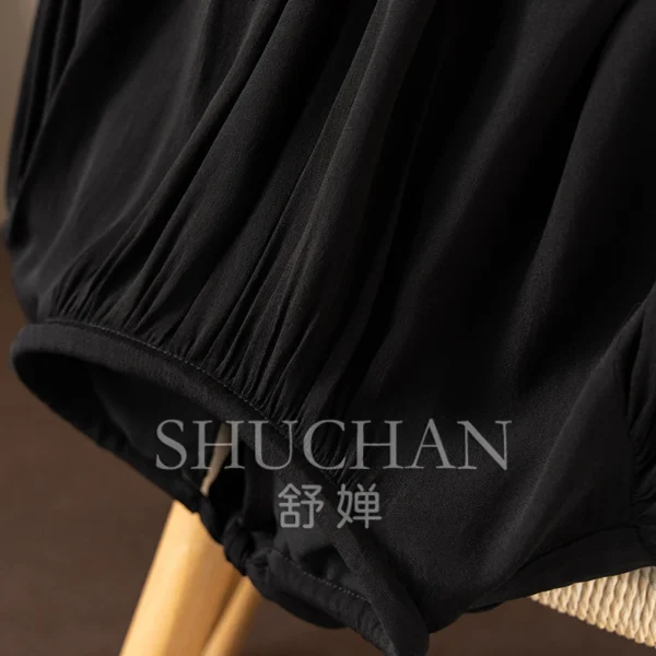 Soft Round Neck Chiffon Shirt Women 10C5 Blusa Feminina Women Tops Camisas De Mujer Blouse for Women - Image 2