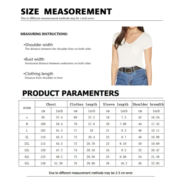 Women Clothing T-shirt Summer Fashion V-neck Short Sleeve Butterfly Pattern Top Casual Loose Clothing Women T-shirt Half Sleeve - Image 2