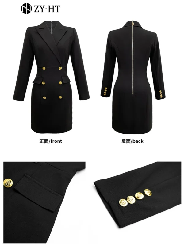 Autumn new women's clothing goddess style commuting temperament suit dress French style fashion suit skirt - Image 5