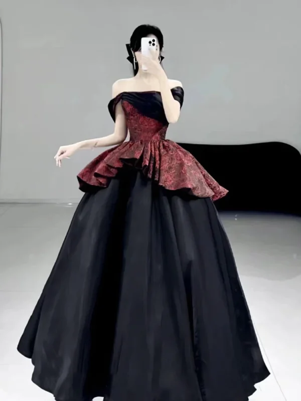 Black Evening Dress High-End Affordable Niche Host Toast Clothing High Sense Banquet Adult Ceremony - Image 4