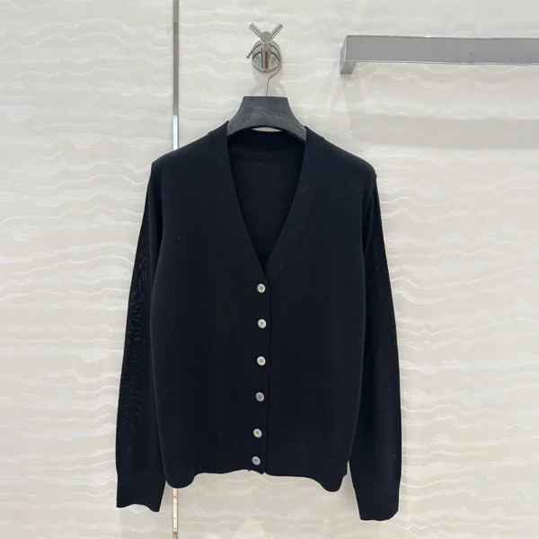 2025SS New Outerwear Top Wool Casual Cardigan Jackets Women's Jumper Simple Slouchy Wind Korean Fashion Woman's Clothing - Image 2