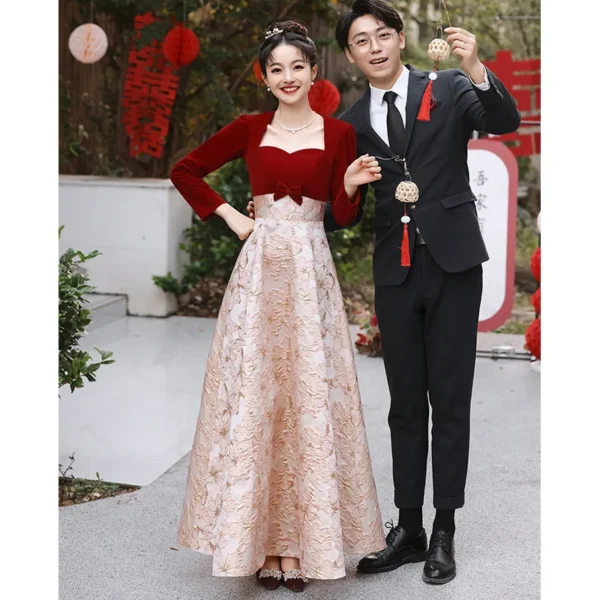 TOAST Clothing for Women Autumn 2025 New Engagement Dress Dress Back-to-Door Casual Wear Daily Style Winter - Image 2