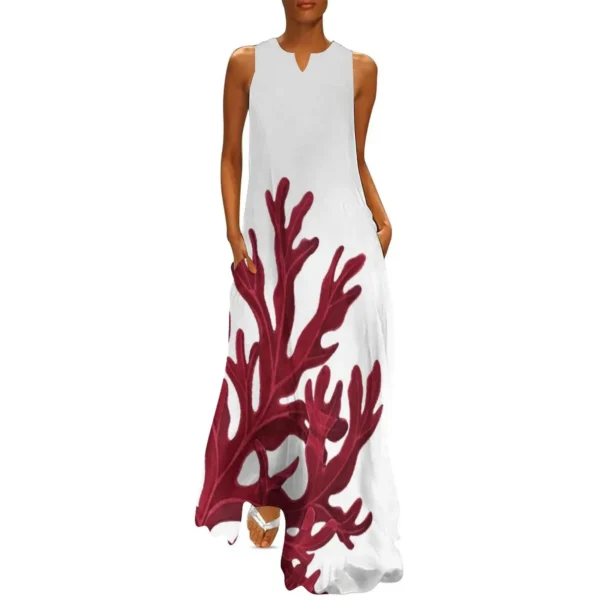 Ribbed Lace Weed Long Dress summer dresses womens 2025 Summer skirt Dress women