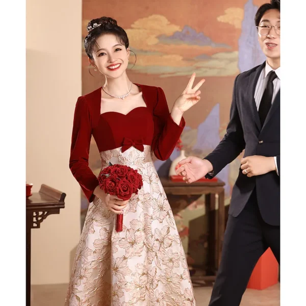 TOAST Clothing for Women Autumn 2025 New Engagement Dress Dress Back-to-Door Casual Wear Daily Style Winter - Image 4